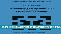 New Book Nonlinear Oscillations and Waves in Dynamical Systems