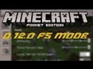 MCPE 0.12.0 Beta/ F5 Mode/ Black Screen Bug Fixed!!!!!!! Build 6
