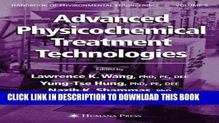 New Book Advanced Physicochemical Treatment Technologies: Volume 5 (Handbook of Environmental