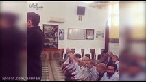 فیلم اذان گفتن پسر حبیب در مسجد نزدیک محل دفن پدرش