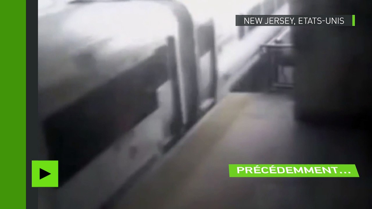 Images stressantes du sauvetage in extremis d’un homme sur une voie ferrée