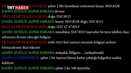 Darbeci pilotların o geceki konuşmaları