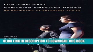 New Book Contemporary Armenian American Drama: An Anthology of Ancestral Voices
