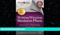 READ book  Writing Winning Business Plans: How to Prepare a Business Plan that Investors Will