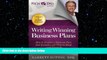 READ book  Writing Winning Business Plans: How to Prepare a Business Plan that Investors Will