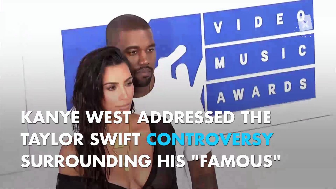 Kanye West addresses feud with Taylor Swift at VMAs