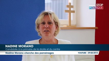 Nadine Morano en appelle aux adhérents LR pour obtenir des parrainages