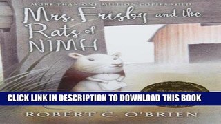 [PDF] Mrs. Frisby and the Rats of NIMH Popular Online