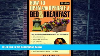 Big Deals  How To Own   Operate A Bed   Breakfast  Best Seller Books Most Wanted
