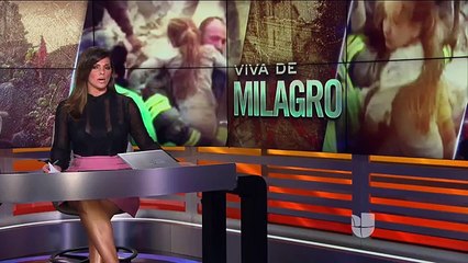 Rescataron a una niña entre los escombros tras sismo en Italia