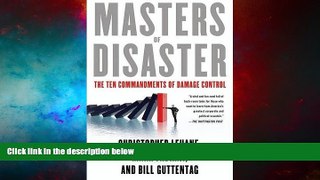 Must Have  Masters of Disaster: The Ten Commandments of Damage Control  READ Ebook Full Ebook Free