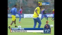 Ecuador alista el plantel para enfrentar a Brasil