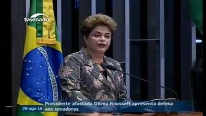 Una Rousseff serena y combativa se enfrenta al Senado en su juicio político -