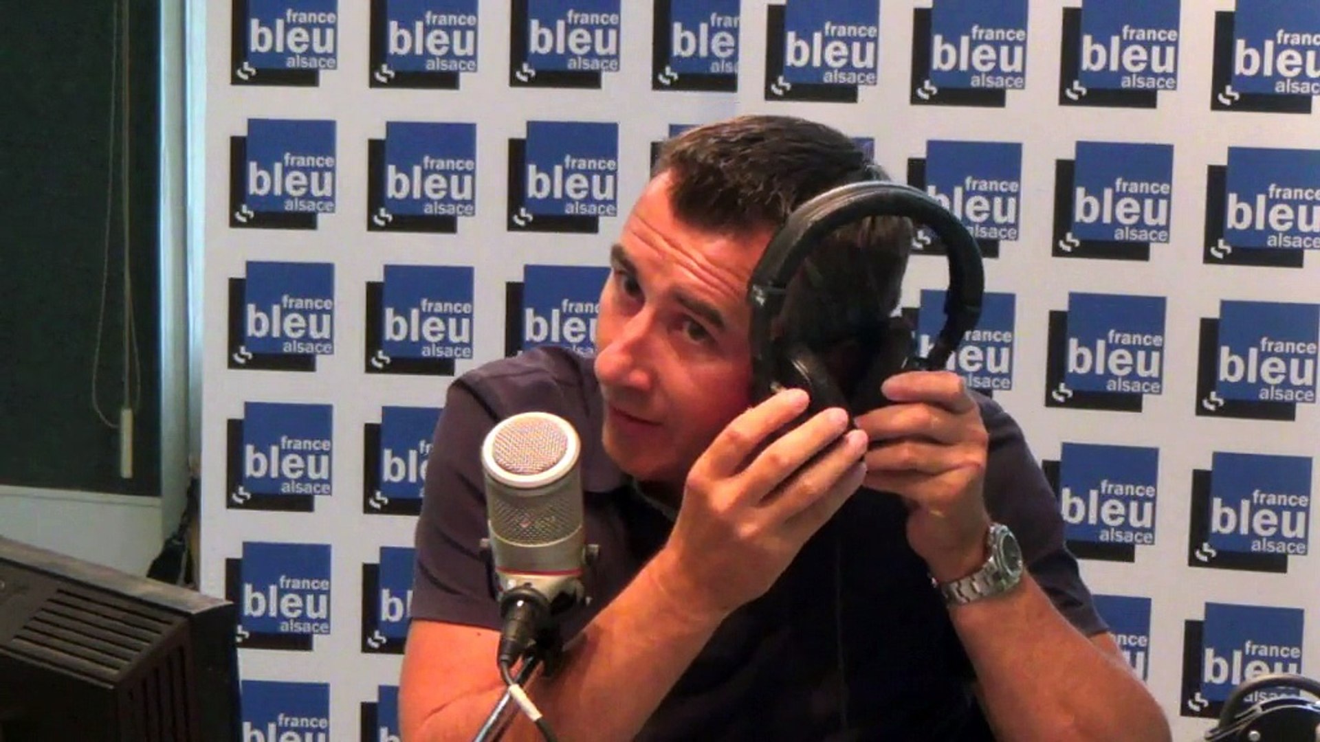 Marc Keller fait sa rentrée dans le Club Racing sur France Bleu Alsace -  Vidéo Dailymotion