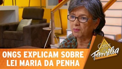 Representantes de ONGs explicam sobre a lei Maria da Penha!