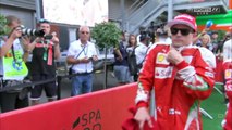 Sky Sports F1: Kimi Raikkonen Post Race Interview (2016 Belgian Grand Prix)