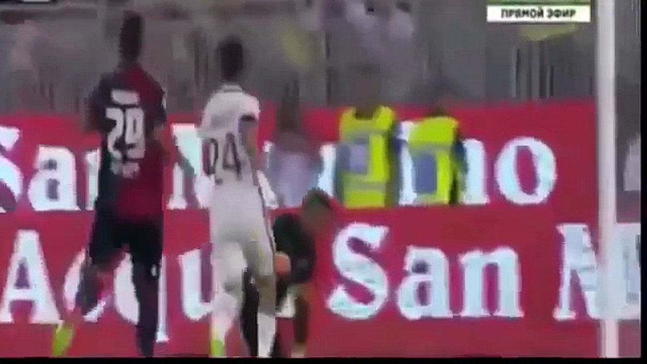 Cagliari vs AS Roma 2 2 i  Goals Serie A 2016 (1)