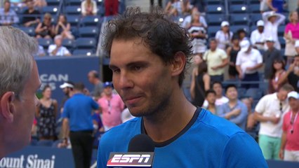 Rafael Nadal On-court Interview / R1 USO'16