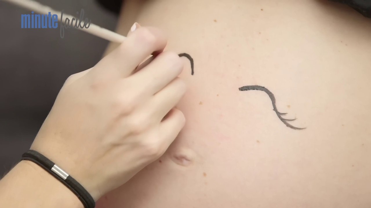 Vie Pratique : Activité originale pour une baby shower : le body painting