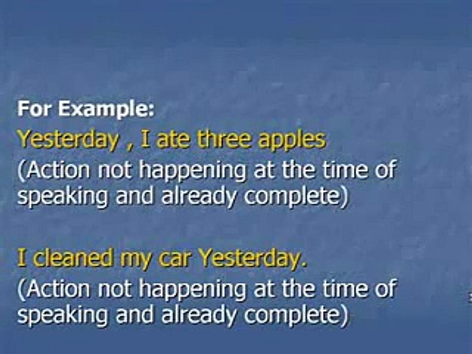 26 i AtoZ of English Unit 26 Past Simple Tense Video Tutoria