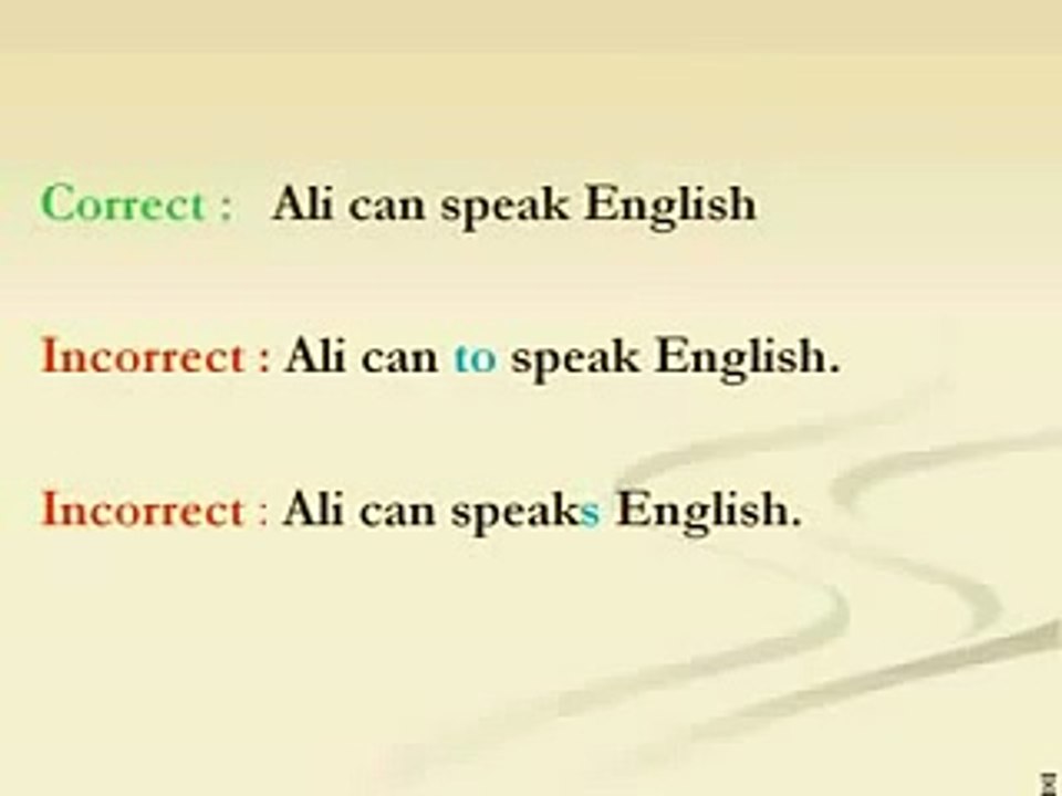 27 ii AtoZ of English Unit 27 Using Can Video Tutorial in Urdu