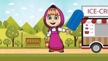 #Masha And The Bear Cry at #Doctor with Ice Cream - Witch Maleficent Vs Elsa frozen