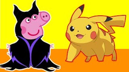 Peppa Pig And Pikachu Fight with Venom, Maleficent rescue Bulbasaur || pokémon go ( pokem