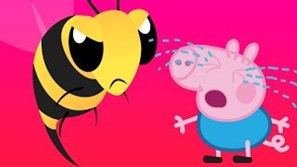 #Peppa #Pig Attacked by Bee #Masha Cry in #Dentist - Family Song Masha And The Bear Nurser