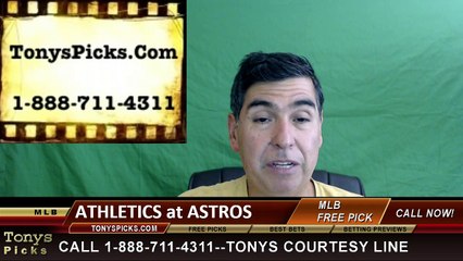 下载视频: Houston Astros vs. Oakland Athletics Free Pick Prediction MLB Baseball Odds Series Preview