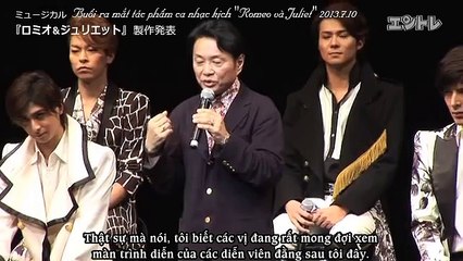 [Phỉ Thúy] 2013 Musical Romeo and Juliet - Buổi họp báo - Đạo diễn Koike-sensei Cut  [Phụ đề Việt]