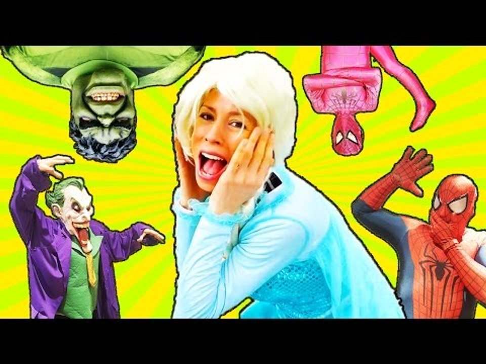 Superhero Time Adventures COMPILATION! Spiderman Elsa Joker Spidergirl Hulk! Superhero Movie!