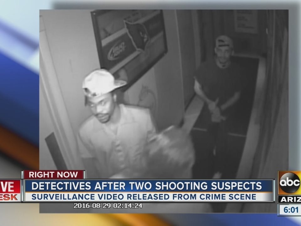 Detectives searching for two shooting suspects