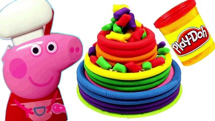 PLAY DOH - MAKE ice-cream birthday play-doh for Peppa Pig español Toys New Video