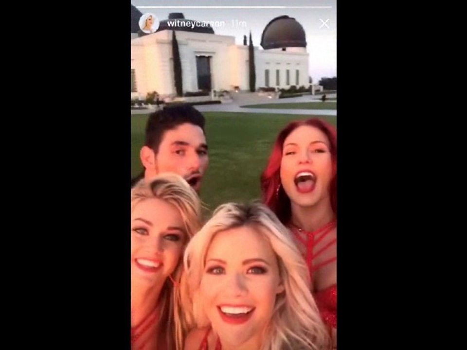 Derek and DWTS at Griffith Observatory