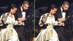 Drake Trips on Rihanna's Dress Backstage at VMAs