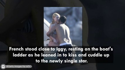 Iggy Azalea Get Cozy and Kisses French Montana on Vacation