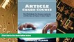 Must Have PDF  Article Crash Course: Get Published, Get Instant Authority and Become an Expert in