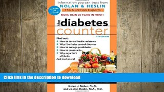 READ BOOK  The Diabetes Counter, 5th Edition  PDF ONLINE