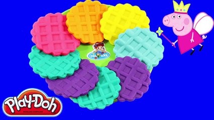 Play Doh Cake Frozen! - How to make cake playdoh for Peppa pig videos toys