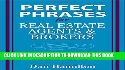 [PDF] Perfect Phrases for Real Estate Agents   Brokers Popular Online