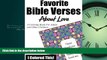 Popular Book Favorite Bible Verses About Love: A Coloring Book for Adults and Older Children