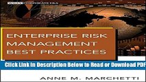 [PDF] Enterprise Risk Management Best Practices: From Assessment to Ongoing Compliance Free New