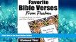 Choose Book Favorite Bible Verses From Psalms: A Coloring Book for Adults and Older Children