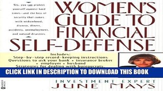 [Read] Women s Guide to Financial Self-Defense Free Books