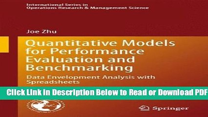 Download Video: [PDF] Quantitative Models for Performance Evaluation and Benchmarking: Data Envelopment Analysis