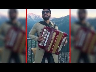 Video - Ranveer Singh Singing Pardesi Pardesi Song For Tourists in SWITZERLAND