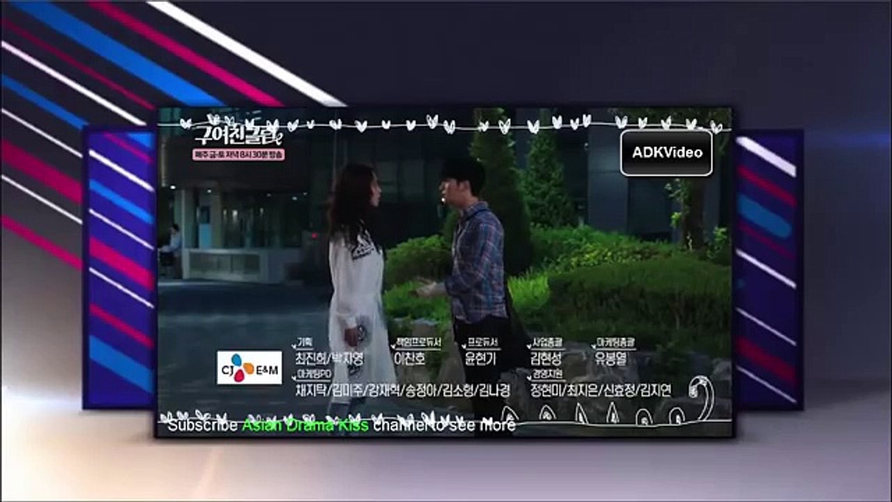 Korean drama kiss scene Ex  - Girlfriend Club Song Ji Hyo kiss Byun Yo Han