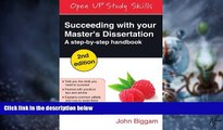 Big Deals  Succeeding with Your Master s Dissertation: A Step-by-Step Handbook  Best Seller Books