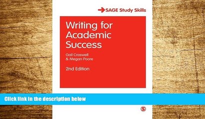 Must Have  Writing for Academic Success (SAGE Study Skills Series)  READ Ebook Full Ebook Free