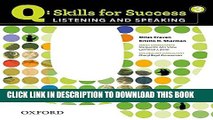 New Book Q: Skills for Success 3 Listening   Speaking Student Book with Student Access Code Card